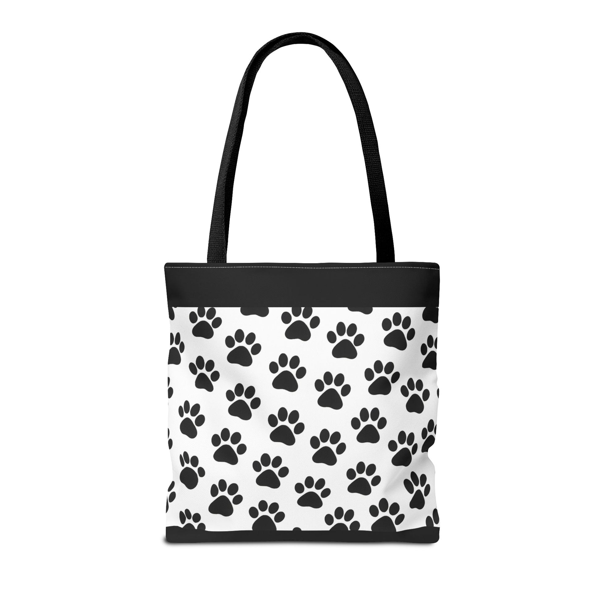 Paw Print Tote Bag, Dog Lover Gift, Shopping Tote, Eco-Friendly Bag, Pet Accessory, Animal Print Carryall - TRV