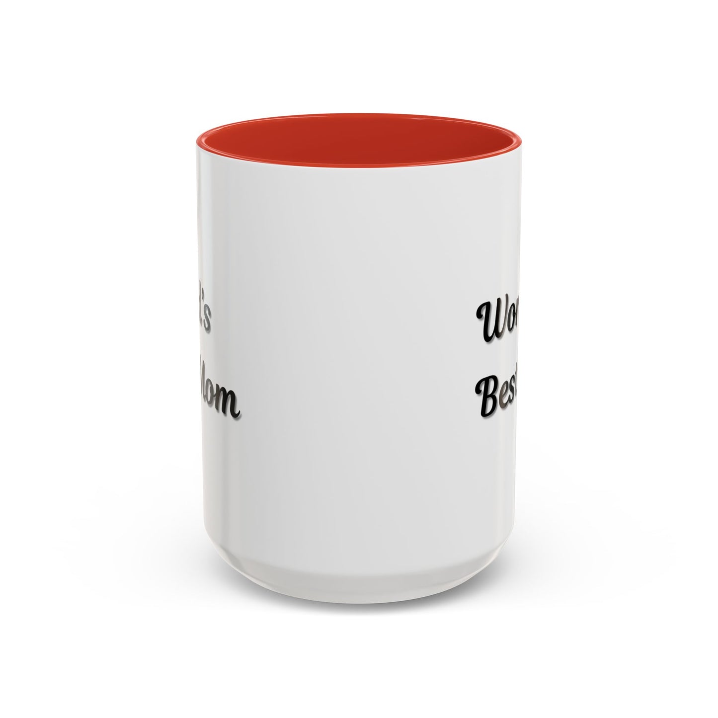 World's Best Mom Accent Coffee Mug - 11oz & 15oz - Perfect Gift for Mother's Day
