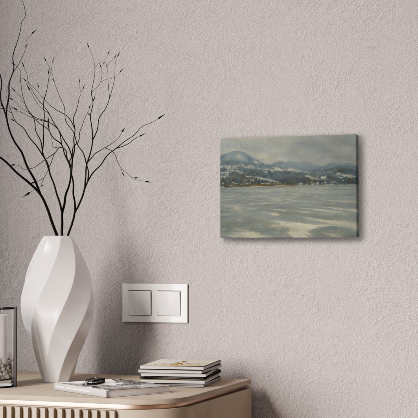 Serene Winter Landscape Canvas - TRV