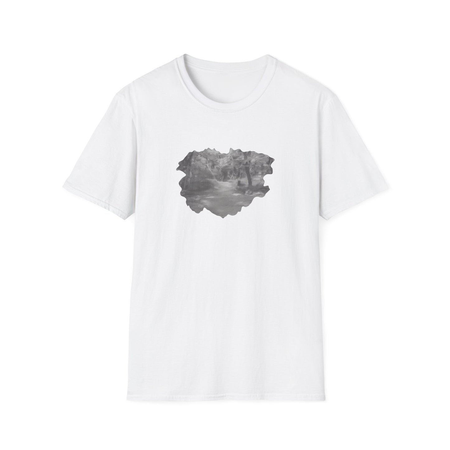 Serene Nature Landscape T-Shirt - Comfortable Unisex Tee, Outdoor Adventures, Nature Lover Gift, Casual Wear, Stylish Spring Top - TRV