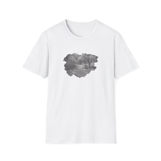 Serene Nature Landscape T-Shirt - Comfortable Unisex Tee, Outdoor Adventures, Nature Lover Gift, Casual Wear, Stylish Spring Top - TRV