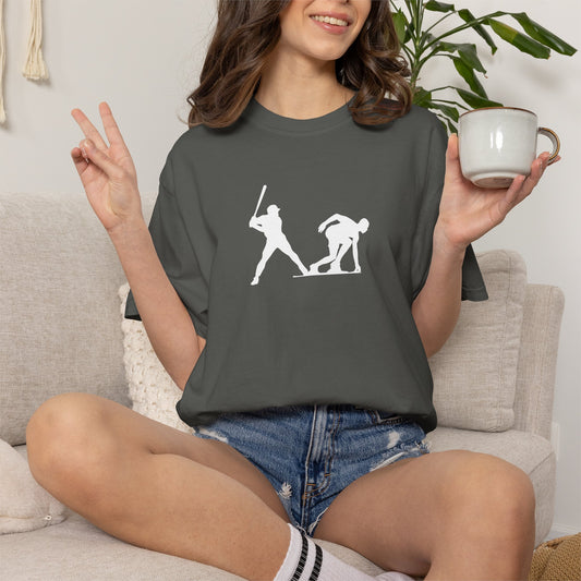 Funny Baseball Graphic T-Shirt, Unisex Sports Tee, Casual Summer Shirt, Gift for Sports Lovers, Vintage Style Apparel, Baseball Fan Gear