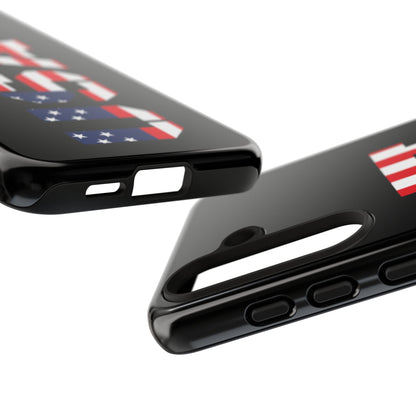 USA Flag Phone Case, Tough Phone Cover, Patriotic Gift, Independence Day Accessory, American Pride Mobile Case - TRV
