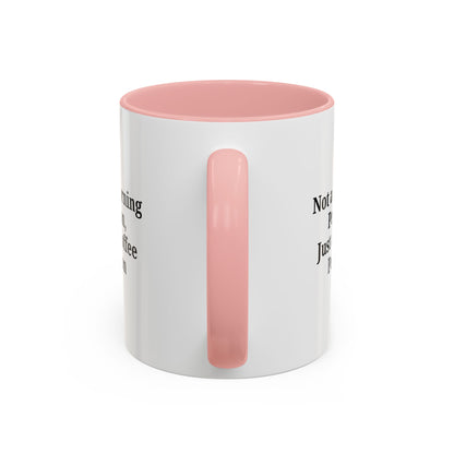 Not a Morning Person Coffee Mug, Fun Coffee Lover Gift, Black Accent Mug, Perfect for Coffee Addicts, Funny Drinkware