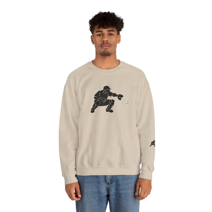 Baseball Catcher Crewneck Sweatshirt | Unisex Sports Apparel | Perfect for Game Days, Gifts, and Casual Wear | Baseball Lover's Gift - TRV