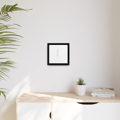 Minimal Line Art | Matte Canvas Framed