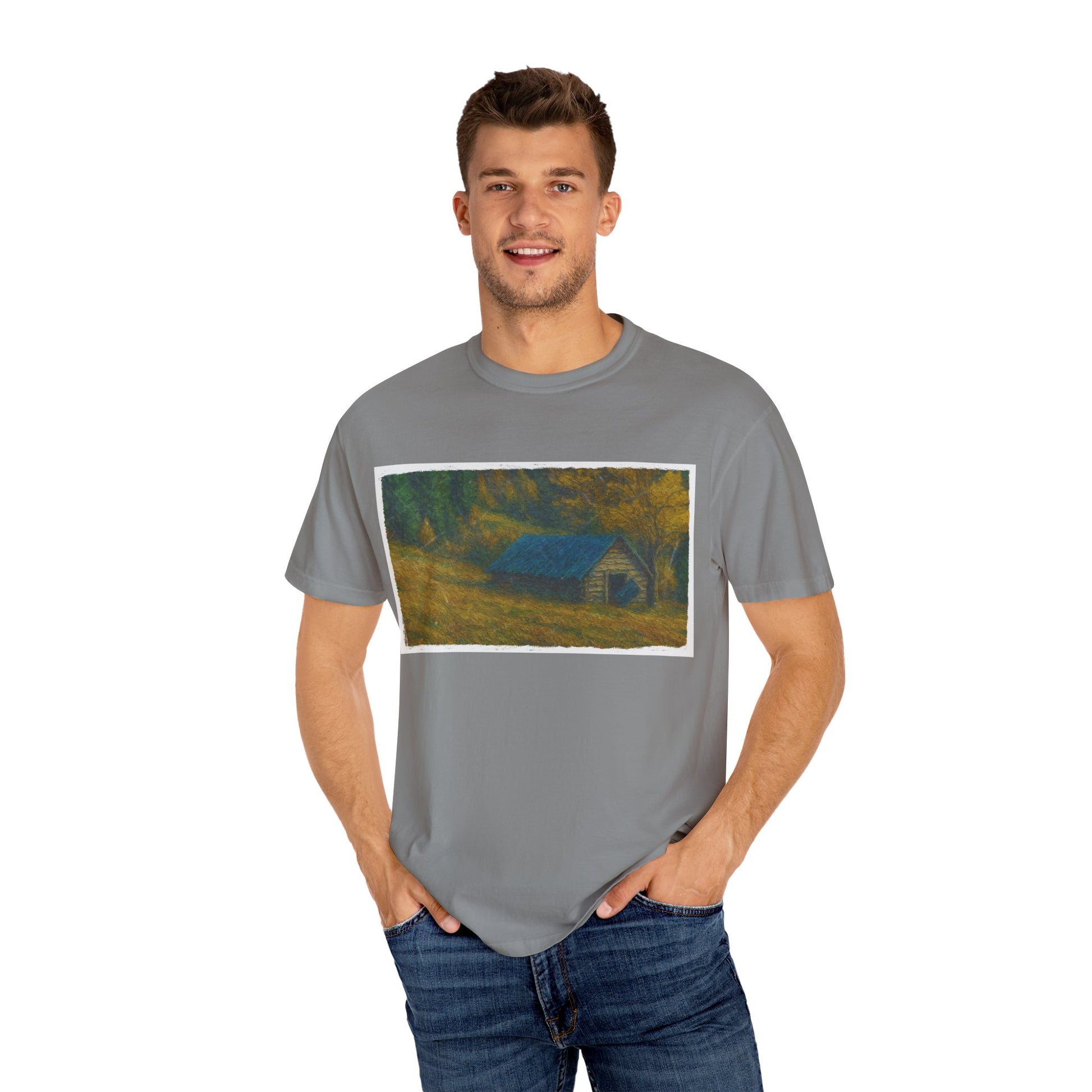 Nature-Inspired Unisex T-Shirt | Cozy Autumn Vibe, Perfect for Casual Outings, Gift for Nature Lovers, Outdoor Adventure Tee, Relaxed Fit - TRV