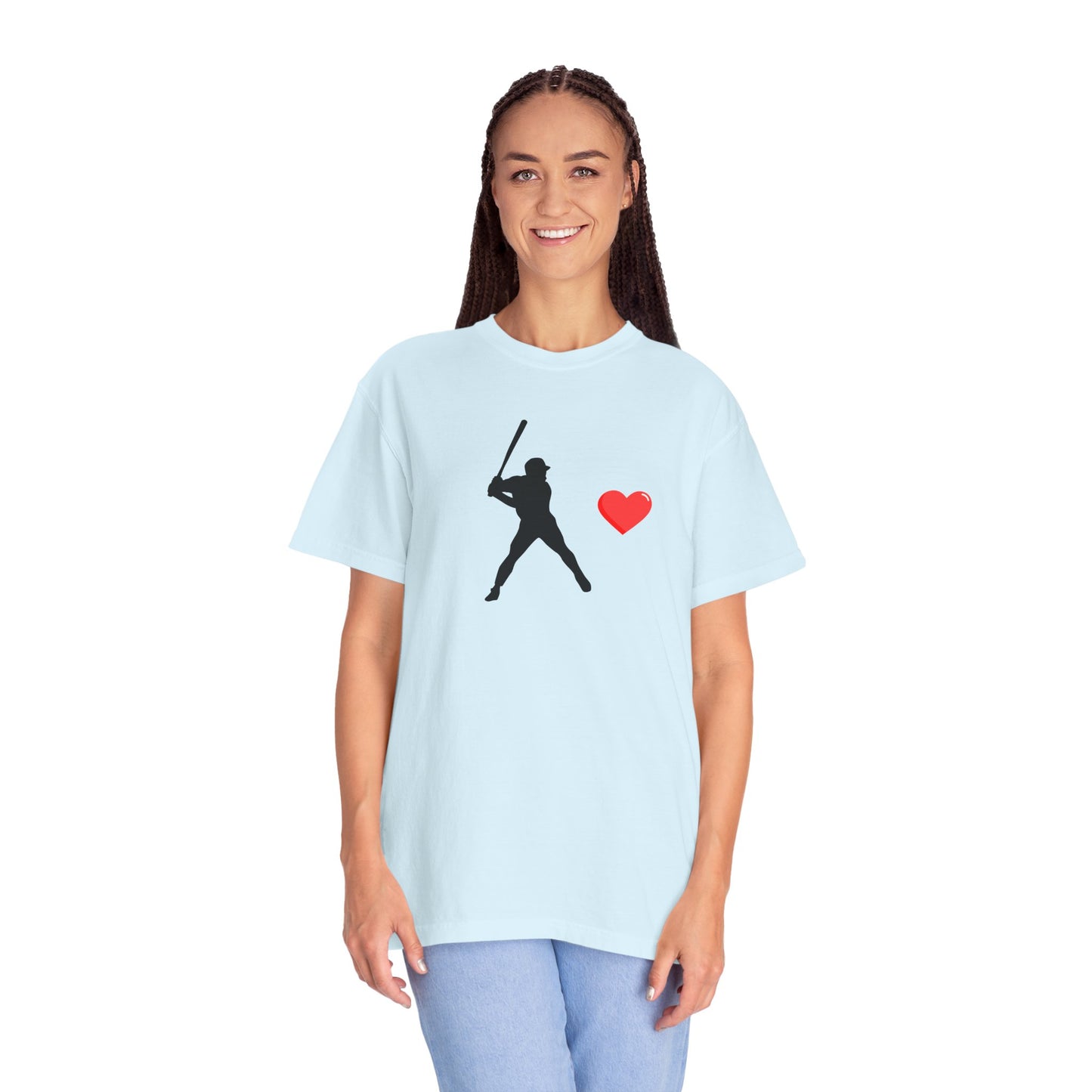 Baseball Love T-Shirt, Unisex Sports Tee, Gift for Baseball Fans, Valentine's Day Shirt, Game Day Apparel, Soft Cotton Top