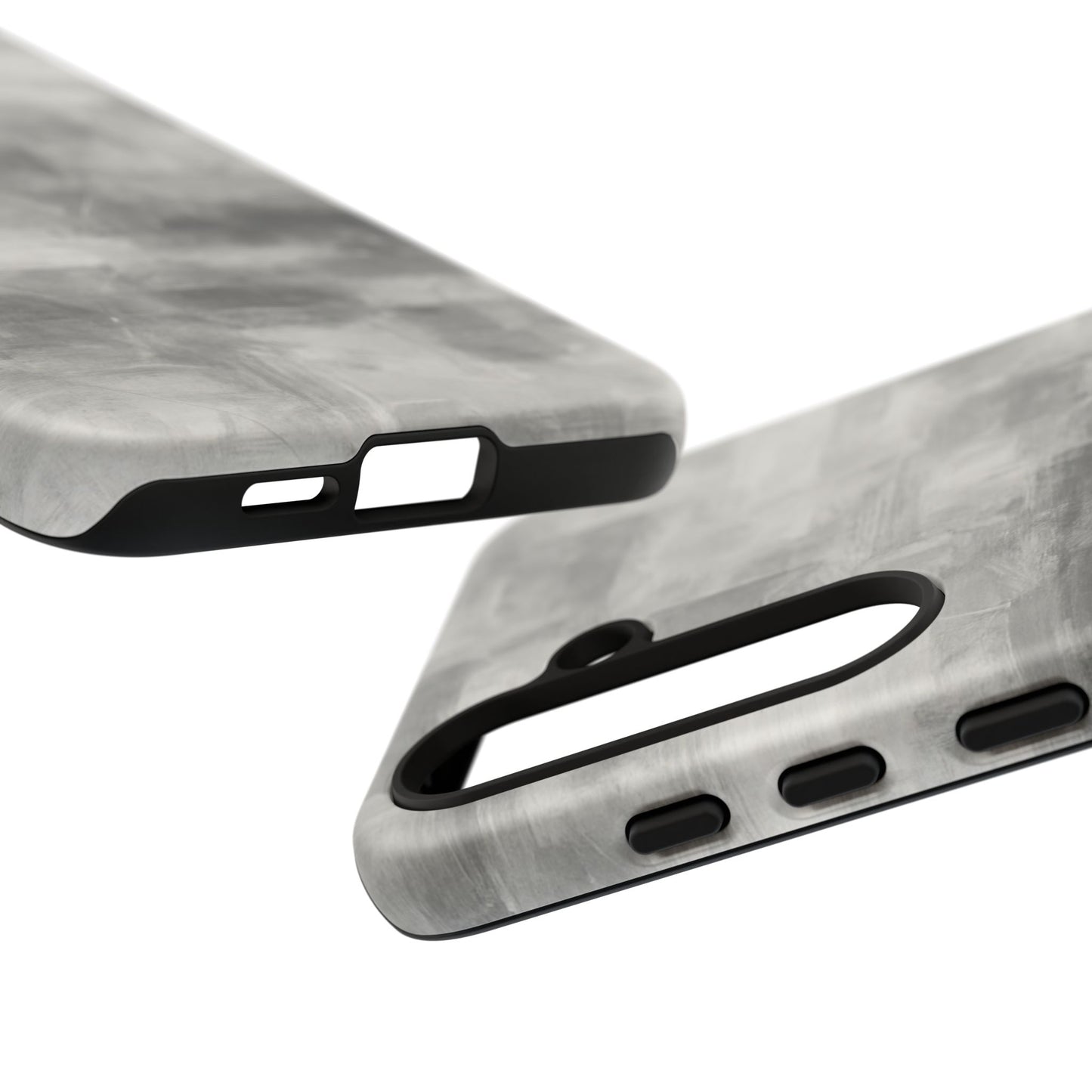 Stylish Phone Case for Tough Protection, Marble Grey Design, Customizable Gift for Her, Unisex Mobile Accessory, Birthday Present, [...] - TRV