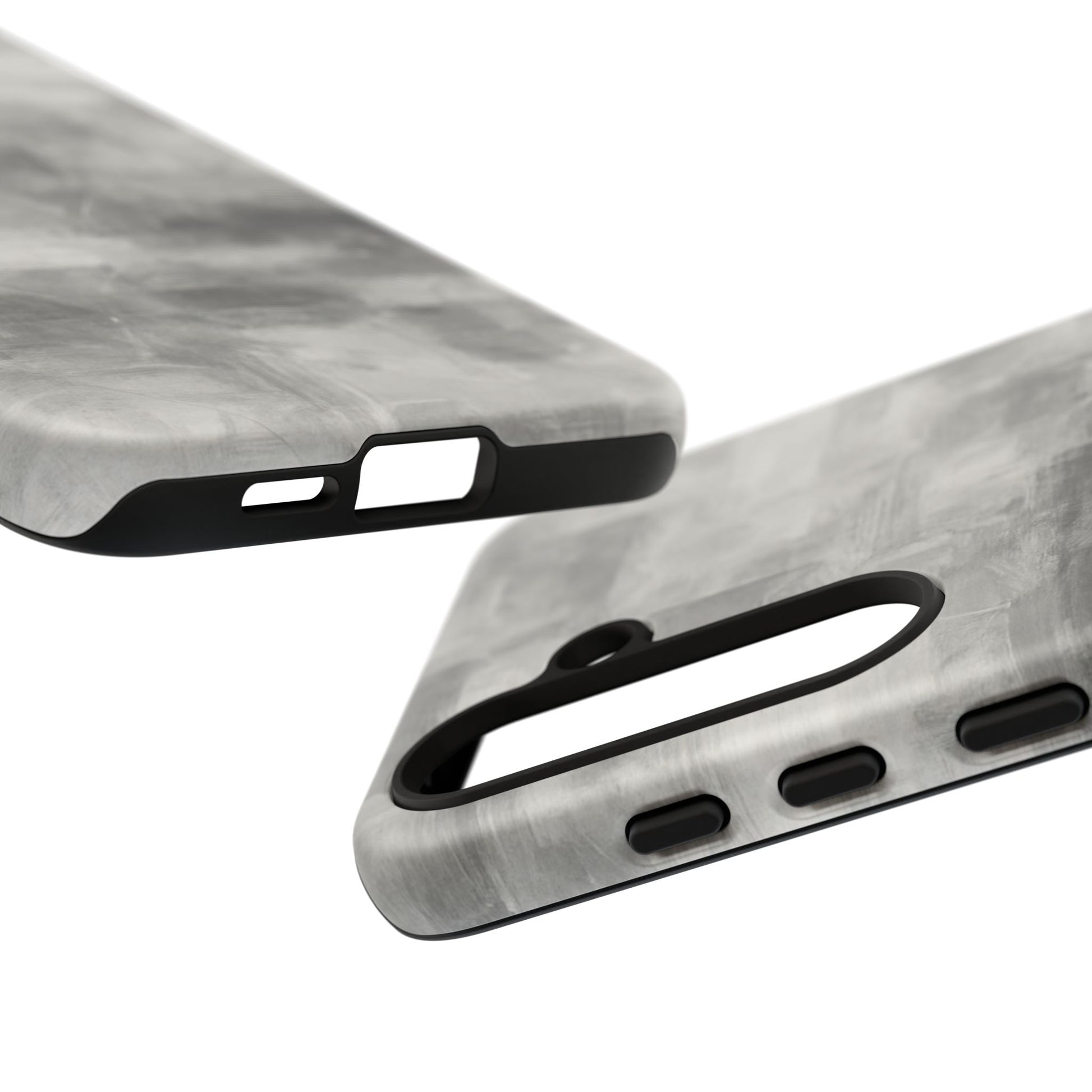 Stylish Phone Case for Tough Protection, Marble Grey Design, Customizable Gift for Her, Unisex Mobile Accessory, Birthday Present, [...] - TRV