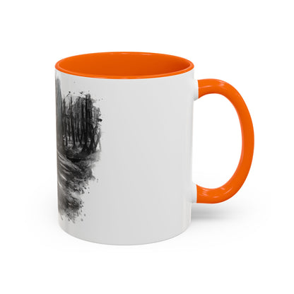 Moody Abstract Forest Coffee Mug | Unique Gift for Nature Lovers, Cozy Home Decor, Perfect for Coffee, Tea, and Hot Chocolate - TRV