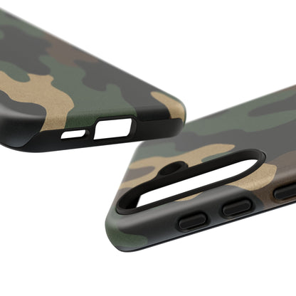 Camouflage Phone Case, Tough Phone Cover, Military Style Accessory, Protective Case for Men, Gifts for Soldiers - TRV