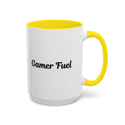 Gamer Fuel Accent Coffee Mug - Perfect for Gamers