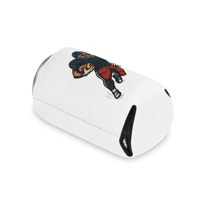 Football Player Can Cooler | Sports Fan Gift, Tailgate Accessories, Game Day Drink Holder, Party Favor, Football Party Decor