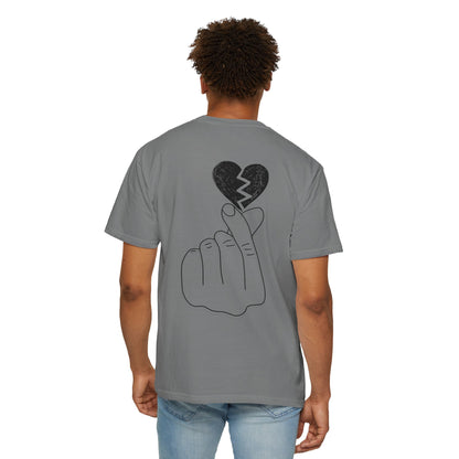 Heartbreak Unisex Garment-Dyed T-Shirt - Trendy Casual Tee for Self-Expression