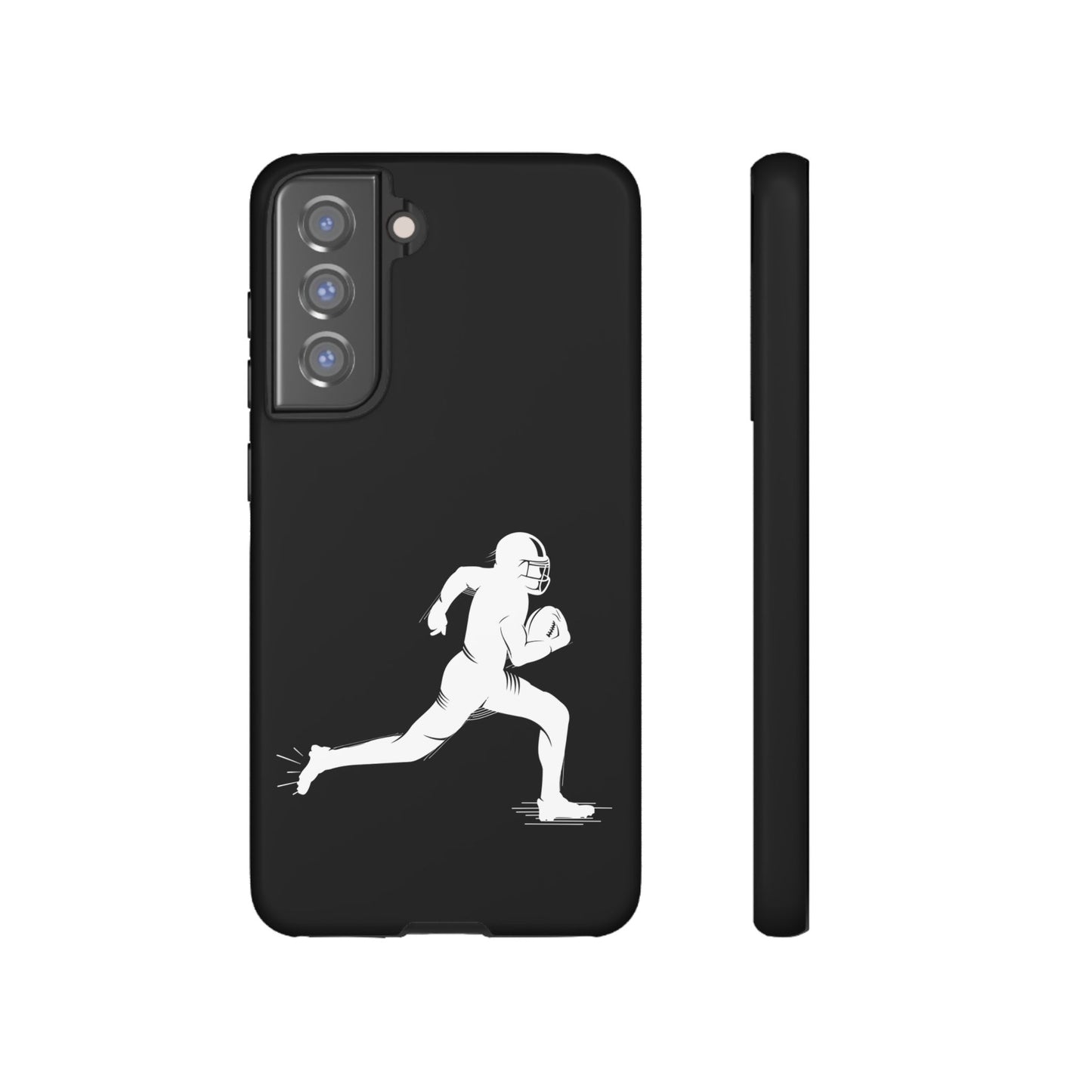 Football Player Phone Case, Tough Cases, Sports Phone Cover, Gift for Athletes, iPhone & Samsung Accessories, Running Player Design - TRV