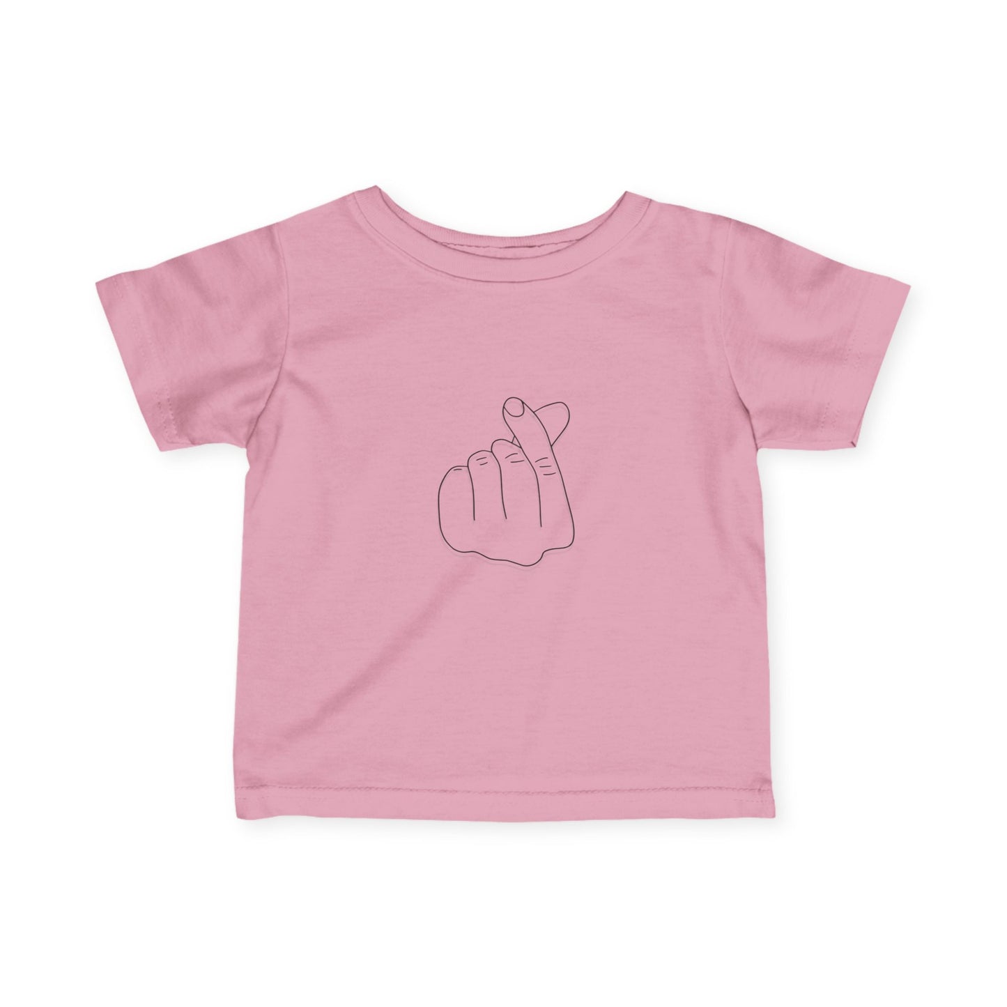 Cute Infant Tee with Love Hand Gesture Design