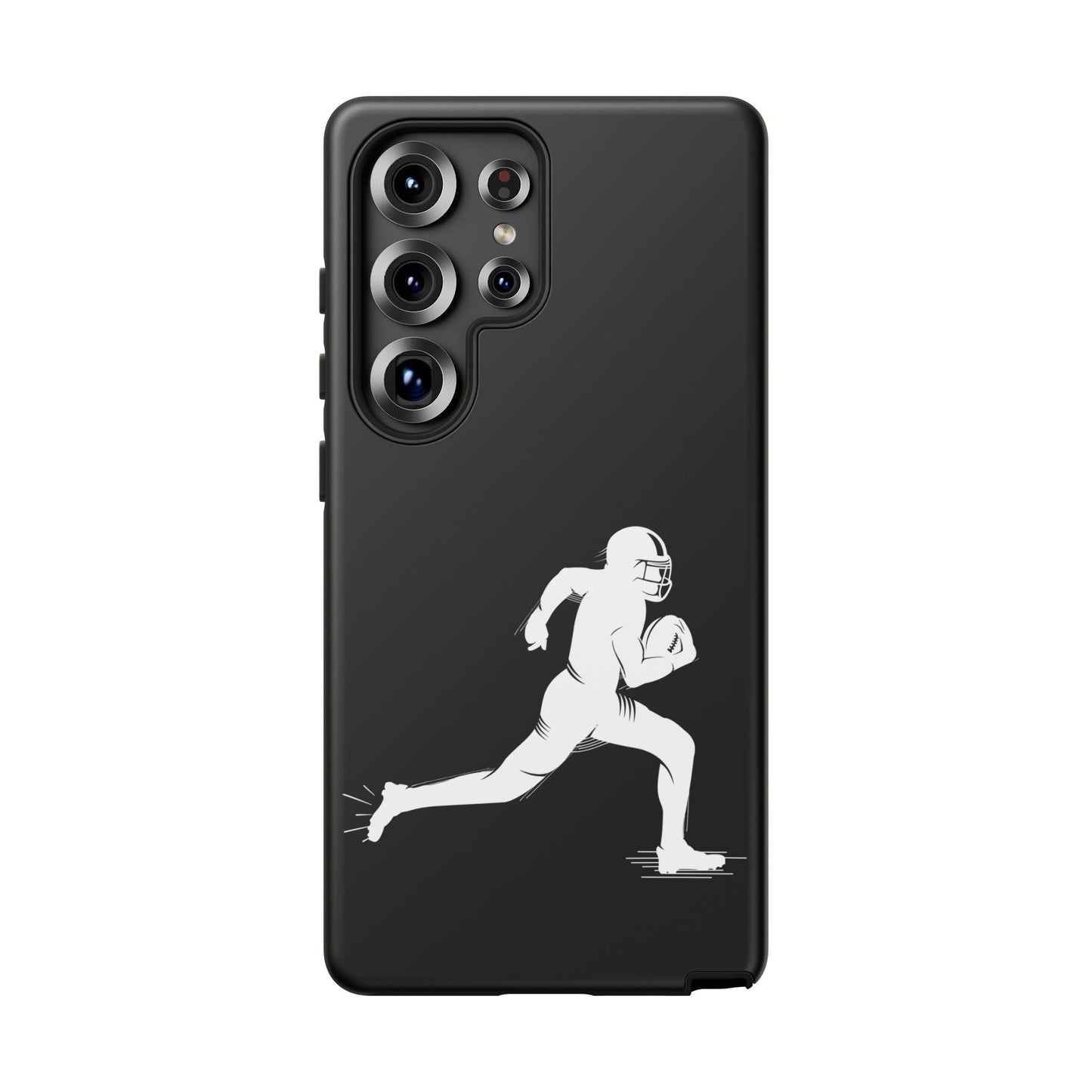 Football Player Phone Case, Tough Cases, Sports Phone Cover, Gift for Athletes, iPhone & Samsung Accessories, Running Player Design - TRV