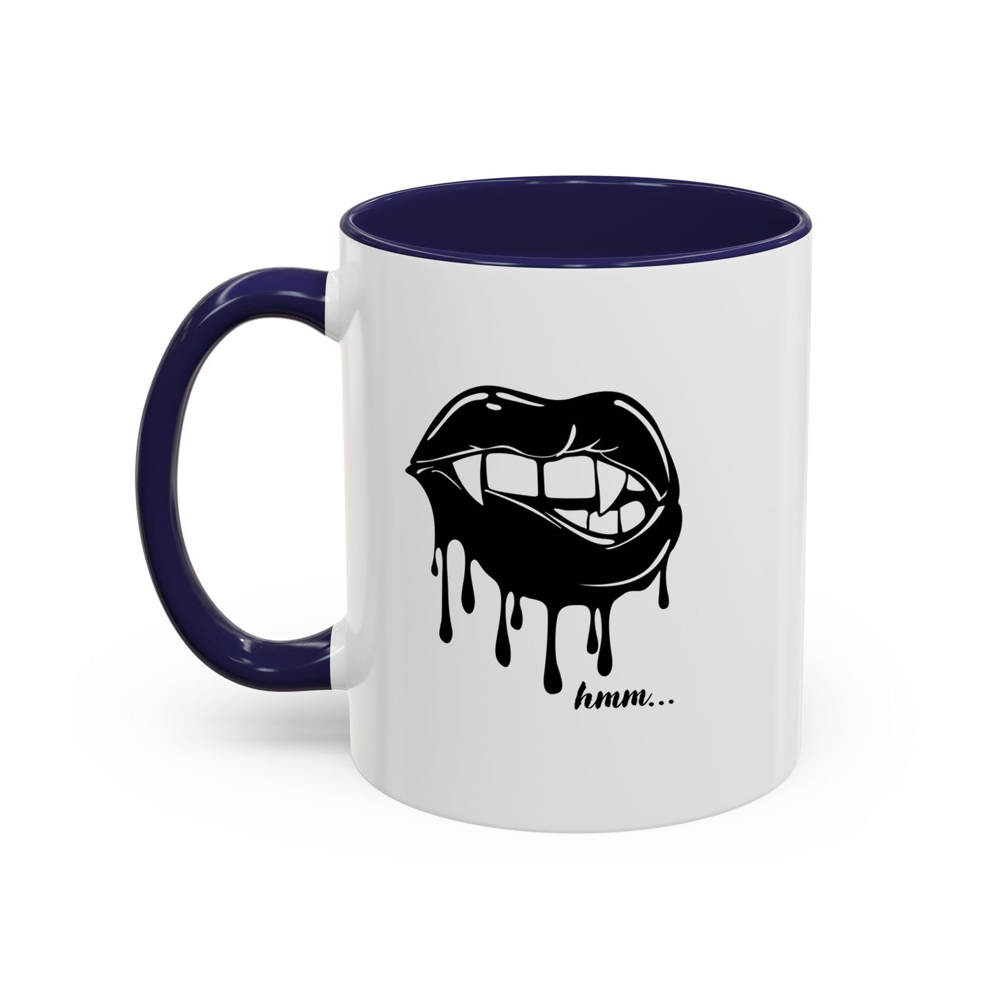 Vampire Lip Accent Coffee Mug - 11oz & 15oz - Unique Halloween Gift