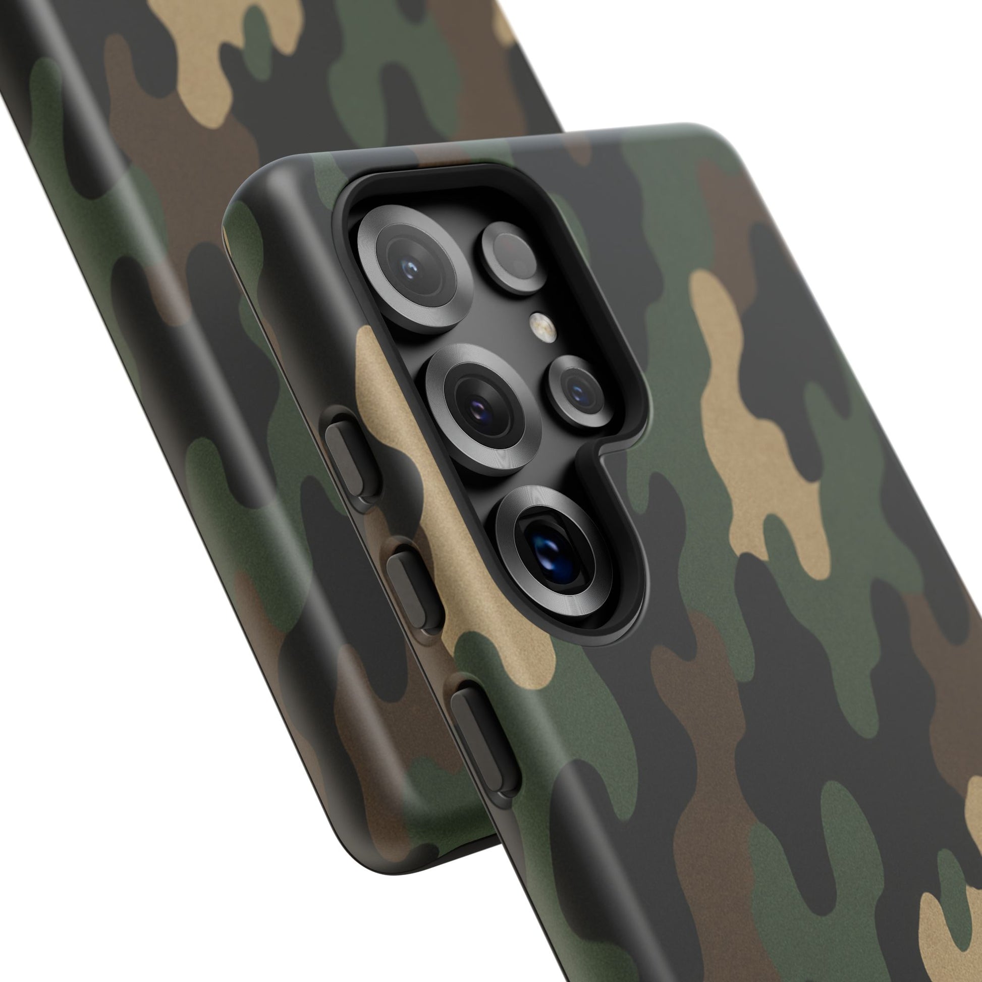 Camouflage Phone Case, Tough Cases, Military Style, Unique Phone Accessories, Gift for Him, Durable Phone Cover - TRV