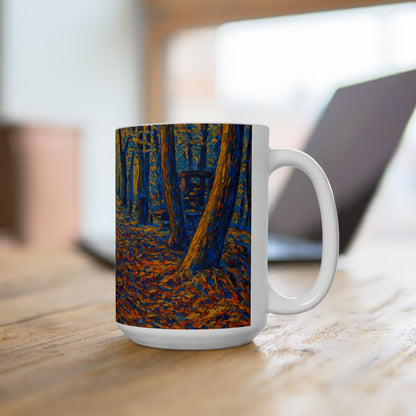 Colorful Abstract Pathway Ceramic Mug - TRV