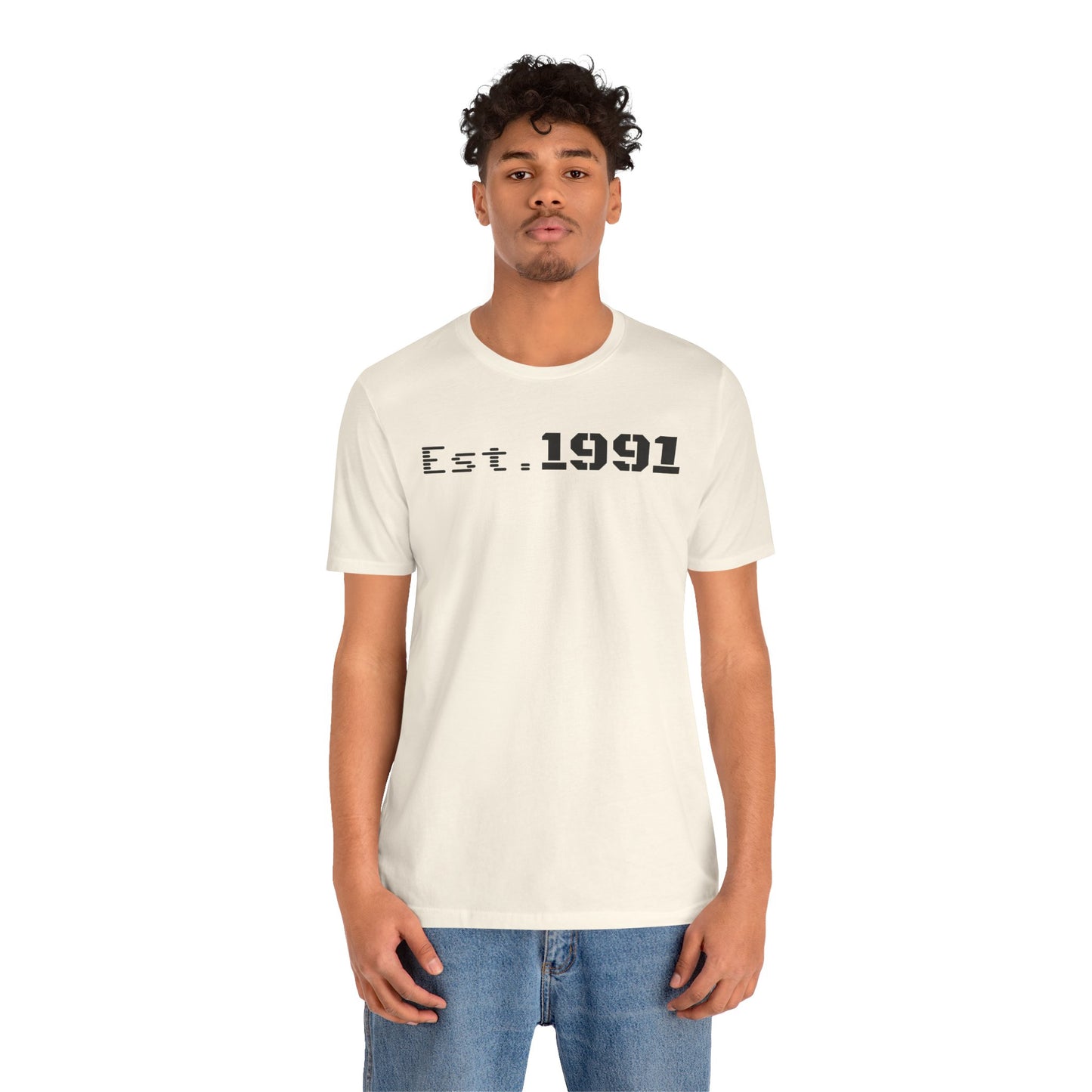 Established 1991 Unisex Jersey Tee | Vintage Anniversary Gift | Casual Wear, Birthday Shirt, Retro Style, Statement Tee, Gift for Him/Her - TRV