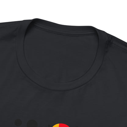 Artistic Heart Unisex Jersey Tee - Vibrant Graphic Tee, Casual Wear, Gift for Art Lovers, Birthday Surprise, Everyday Comfort - TRV
