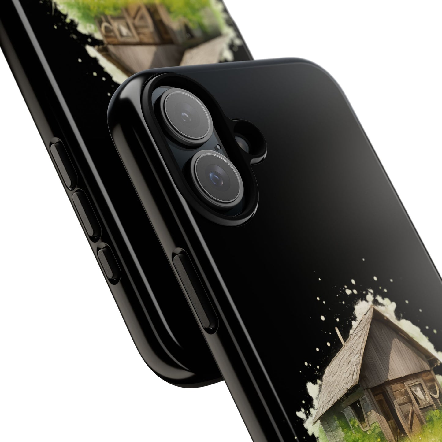 Rustic Farmhouse Phone Case, Cute Cottage Design, Tough Cases for Nature Lovers, Eco-Friendly Gift, Customizable Tech Accessories - TRV