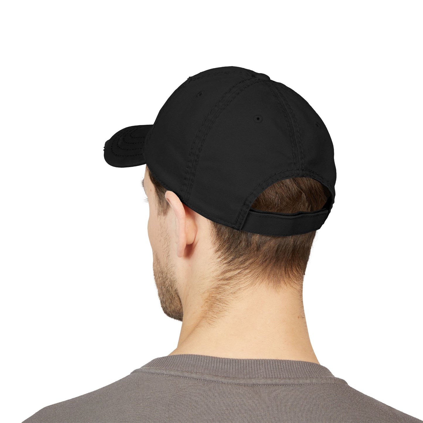 Distressed Dad Hat with 2021 Embroidery, Casual Cap for Gifting, Vintage Style Hat, Retro Headwear, Perfect for Relaxed Outfits, [...] - TRV
