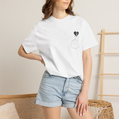Heartbreak Unisex Garment-Dyed T-Shirt - Trendy Casual Tee for Self-Expression