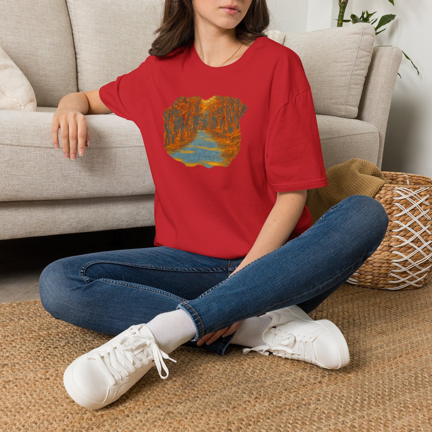 Autumn Pathway Unisex Softstyle T-Shirt, Cozy Fall Shirt, Nature Lover Tee, Scenic Route Top, Gift for Hikers, Casual Wear, Outdoor [...]