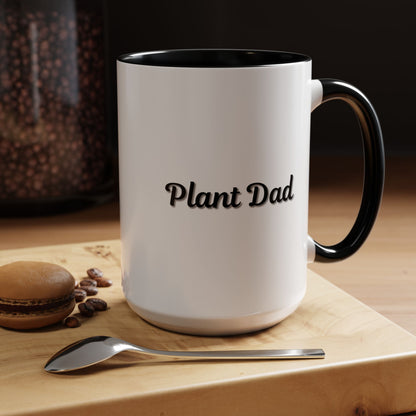 Plant Dad Accent Coffee Mug - Perfect Gift for Gardening Enthusiasts