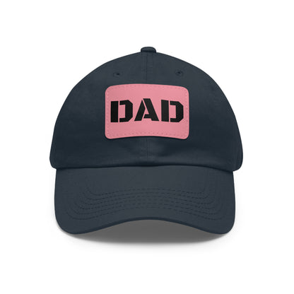 Stylish Dad Hat with Leather Patch | Perfect Gift for Fathers Day, Casual Wear, Dad's Birthday, Outdoor Activities
