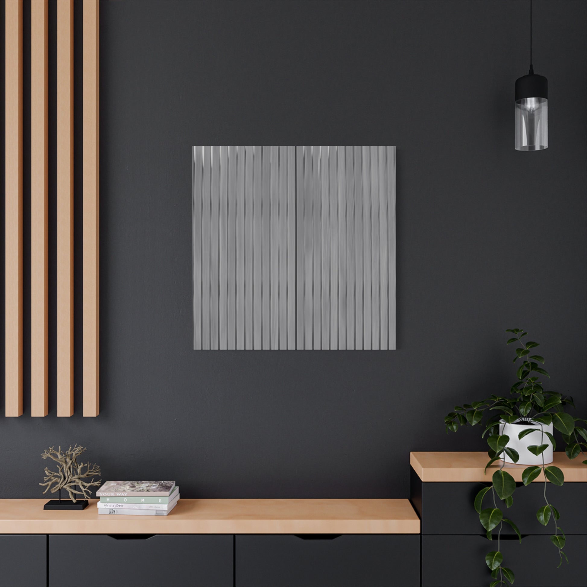 Modern Striped Canvas Art - 1.25" Stretched Wall Decor - TRV