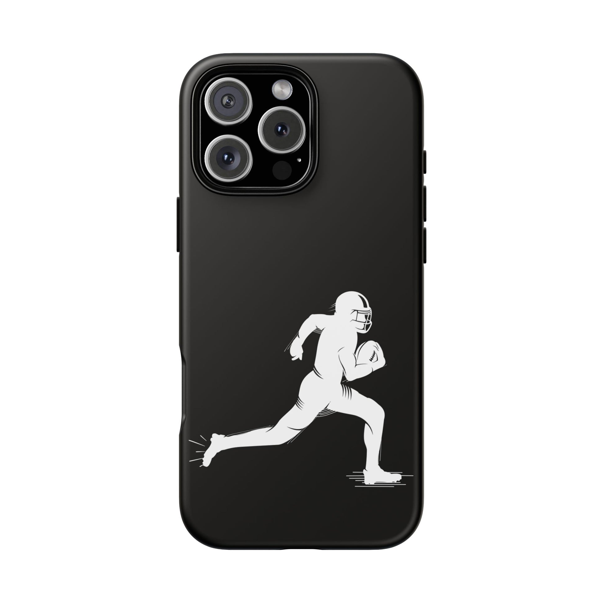 Football Player Phone Case, Tough Cases, Sports Phone Cover, Gift for Athletes, iPhone & Samsung Accessories, Running Player Design - TRV