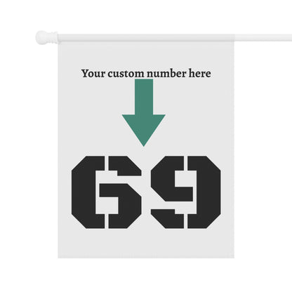 Customizable Garden Banner | Personalized House Decor | Outdoor Signage, Garden Party Decoration, Home Entrance Banner, Custom Number [...] - TRV