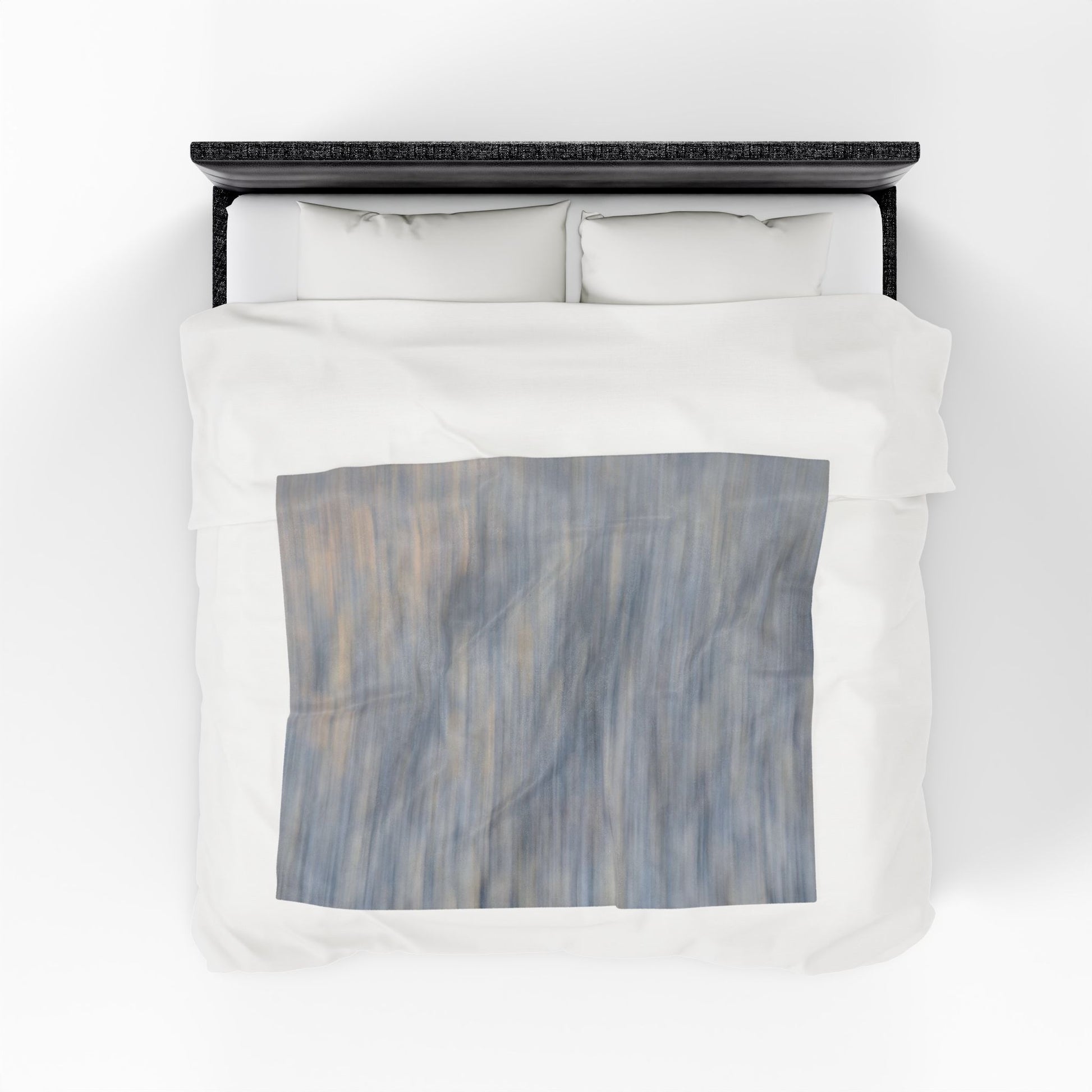Cozy Velveteen Plush Blanket - Soft Textured Throw for Relaxation & Comfort - TRV