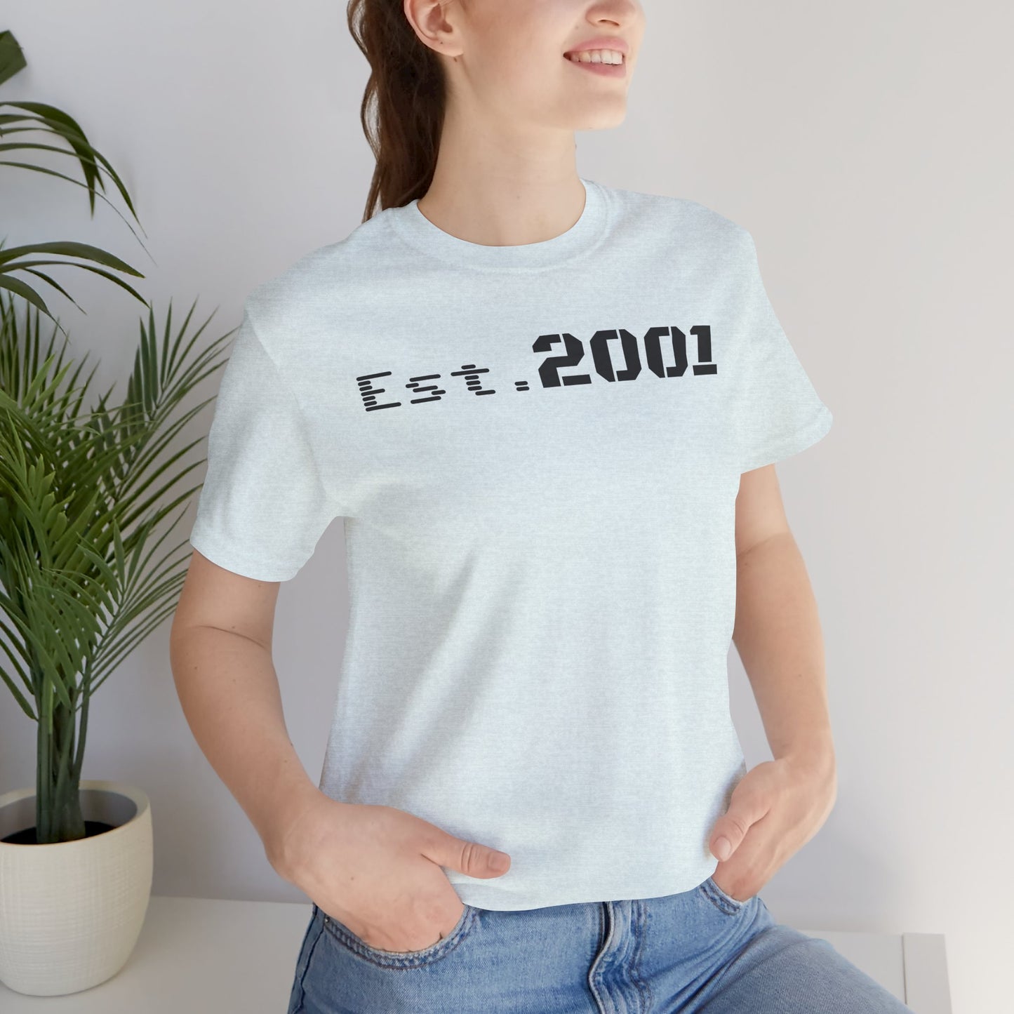 Est. 2001 Unisex Tee - Timeless Casual Wear, Birthday Gift, Nostalgic Fashion, Everyday Comfort, Trendy Streetwear