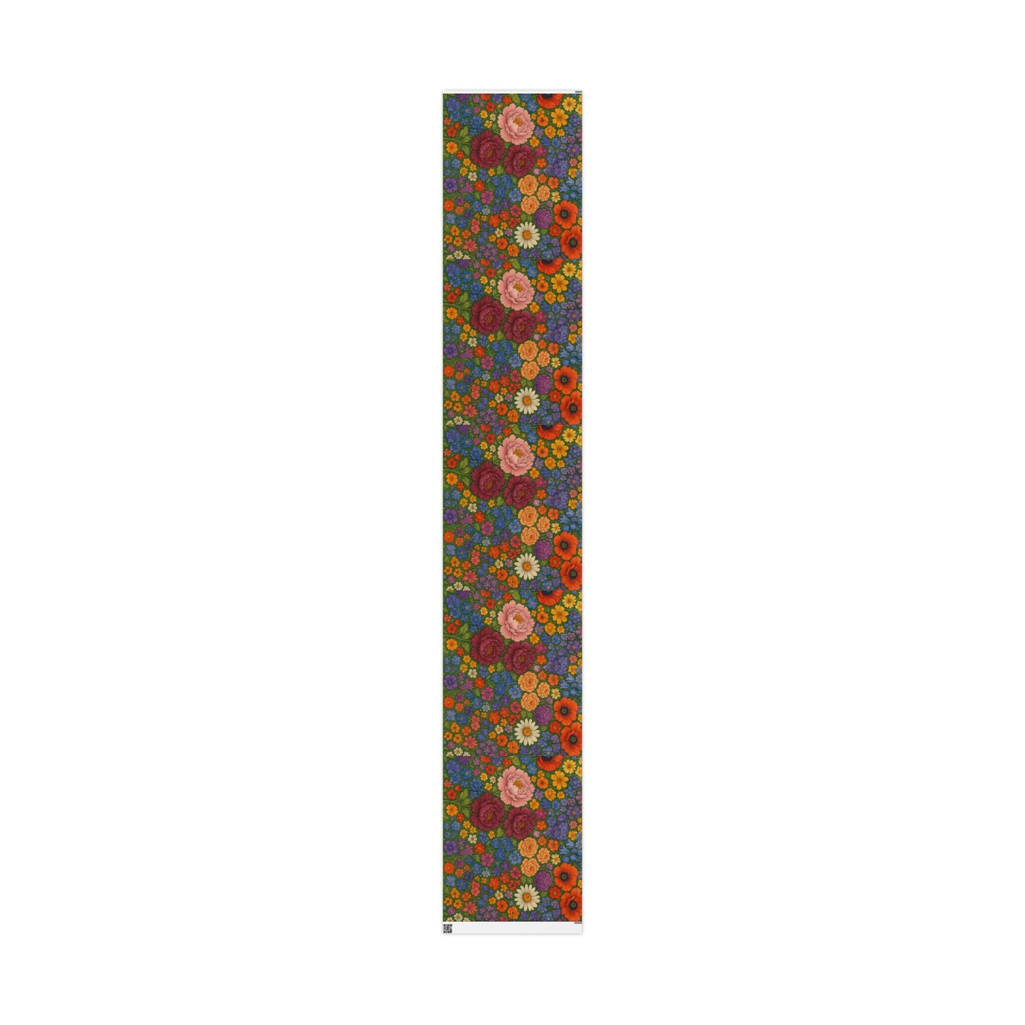 Floral Bouquet Wrapping Paper Roll — Vintage Garden Pattern