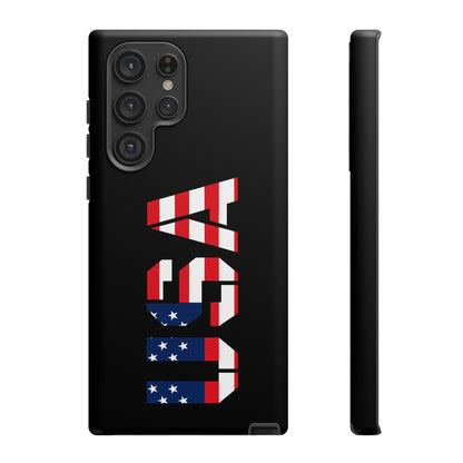USA Flag Phone Case, Tough Phone Cover, Patriotic Gift, Independence Day Accessory, American Pride Mobile Case - TRV