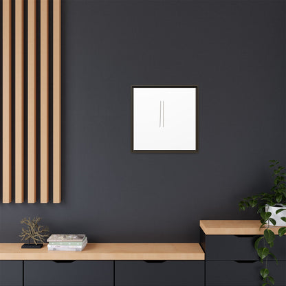 Minimal Line Art | Matte Canvas Framed