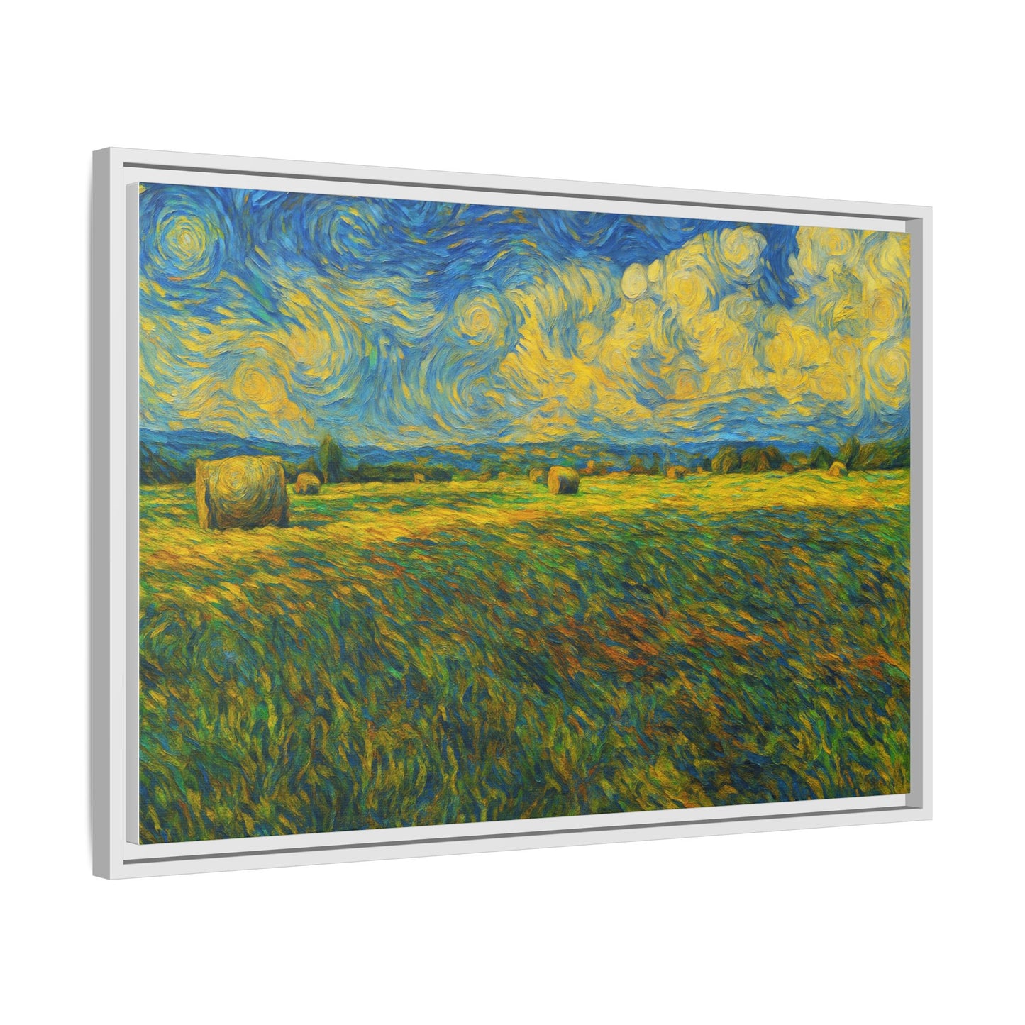 Landscape Matte Canvas, Framed (Multi-color) - TRV
