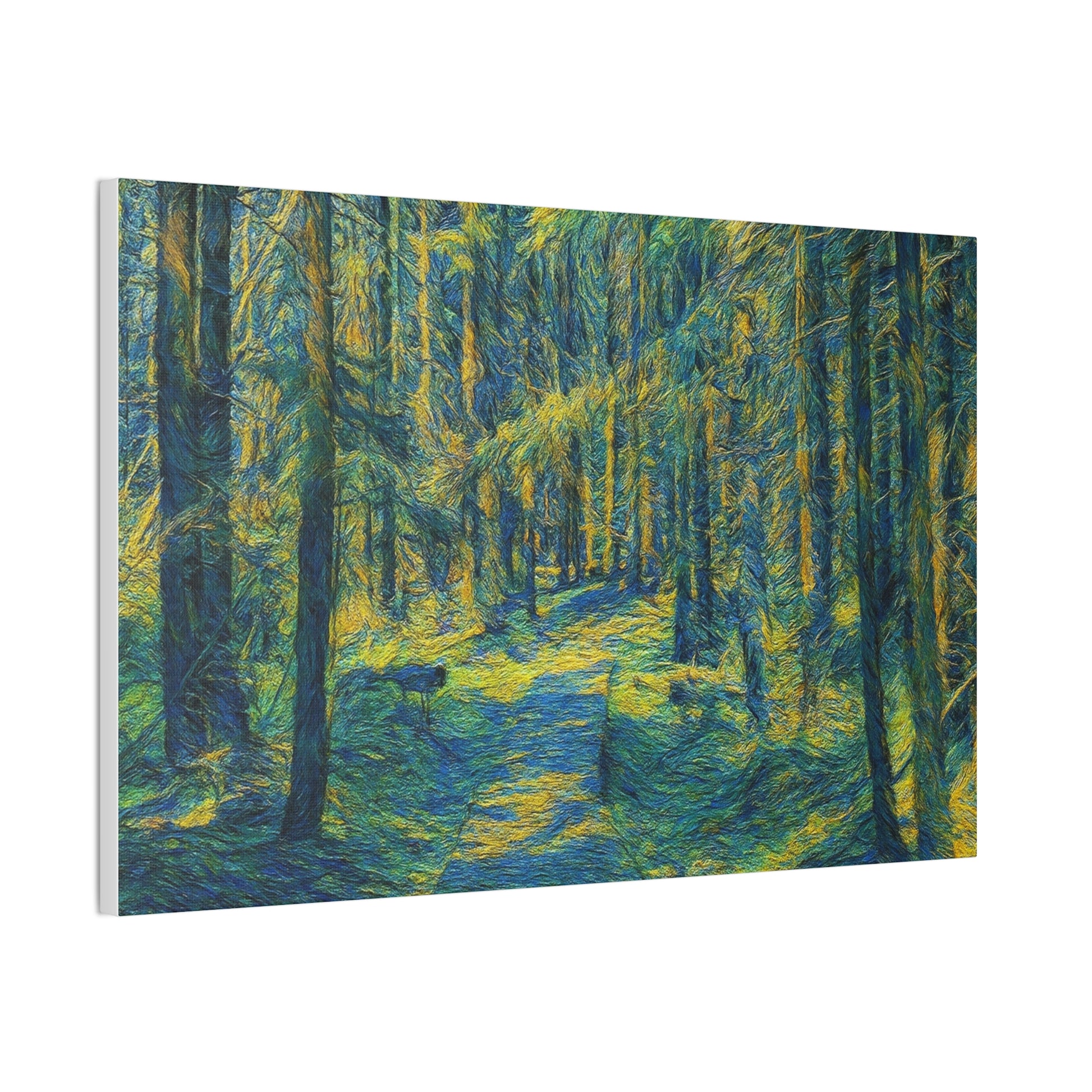 Canvas Art Print, Forest Path Painting, Nature Decor, Wall Art, Gift for Nature Lovers, Home Decor Inspiration - TRV
