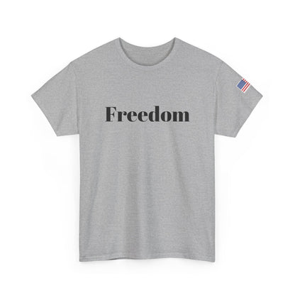 Freedom script tee | T-Shirt, American flag sleeve - TRV