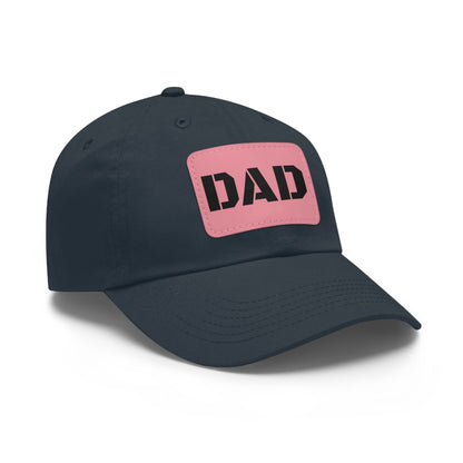 Stylish Dad Hat with Leather Patch | Perfect Gift for Fathers Day, Casual Wear, Dad's Birthday, Outdoor Activities