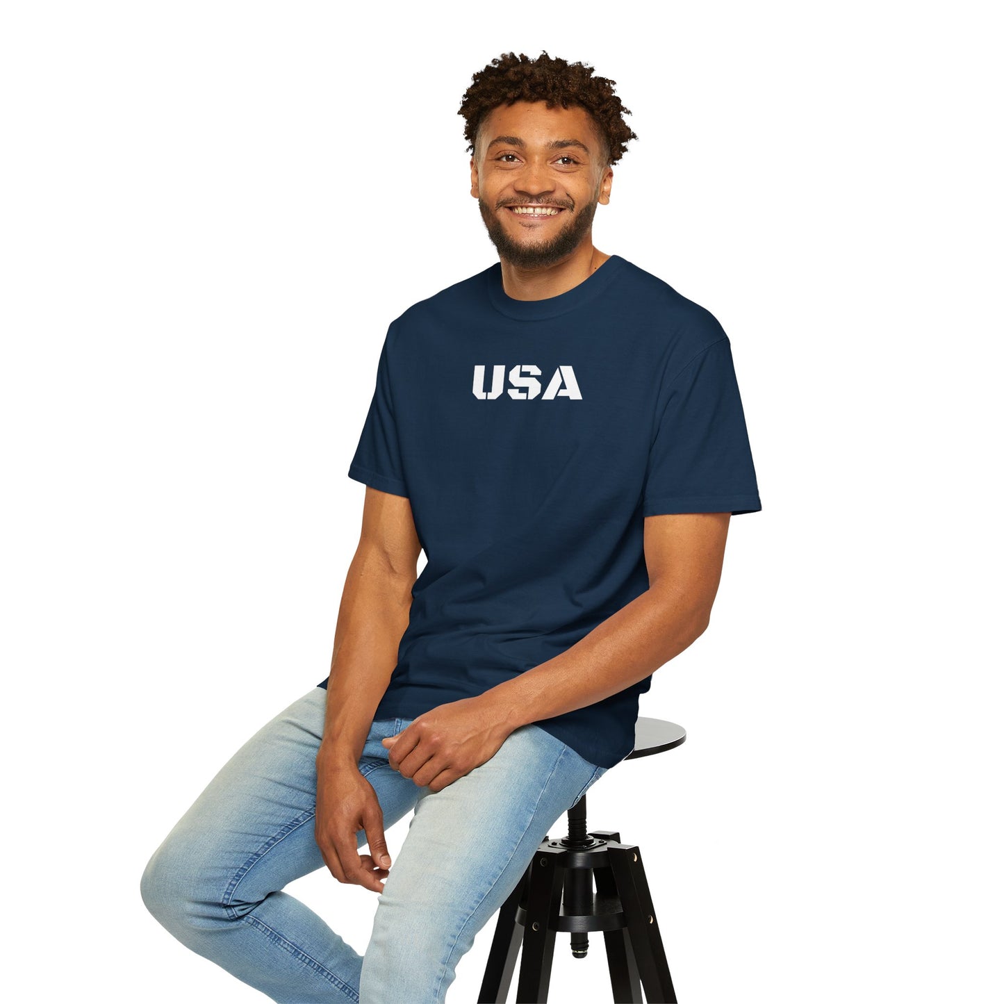 USA Vintage Unisex T-Shirt, Soft Cotton Tee, Casual Wear, Gifts for Her & Him, Summer Essentials, Independence Day Apparel - TRV