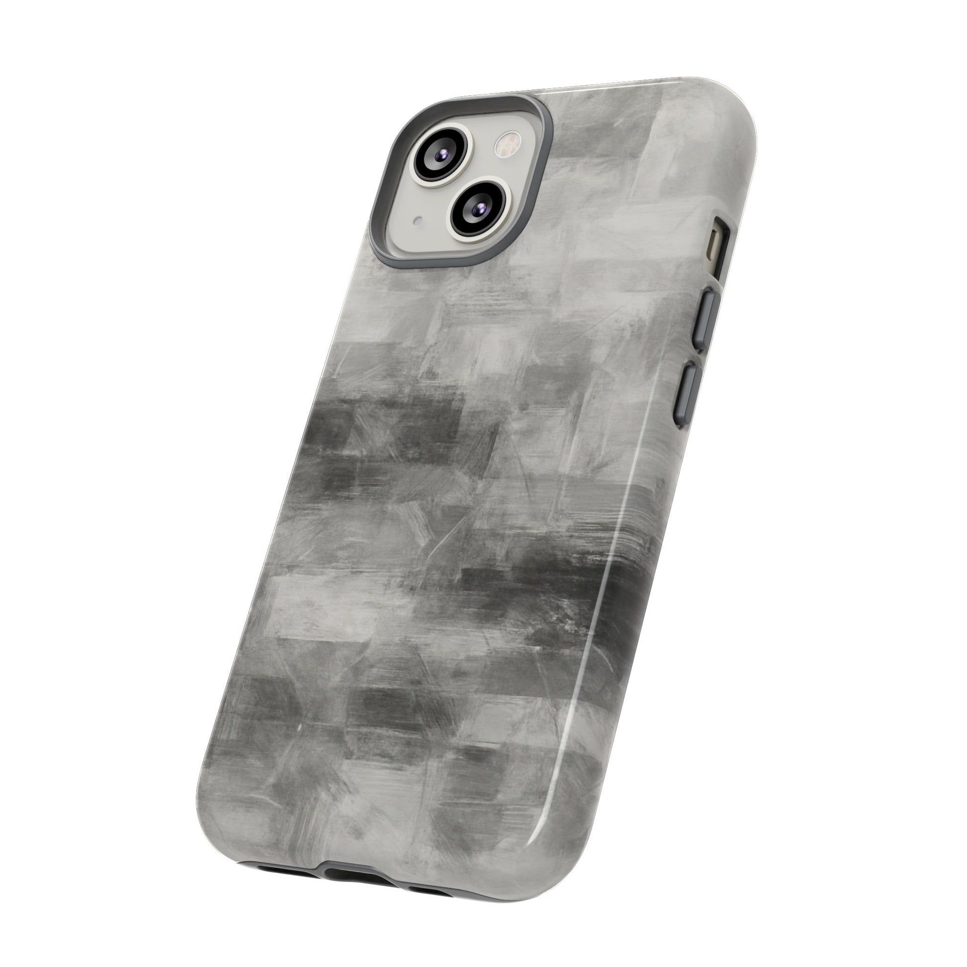 Stylish Phone Case for Tough Protection, Marble Grey Design, Customizable Gift for Her, Unisex Mobile Accessory, Birthday Present, [...] - TRV