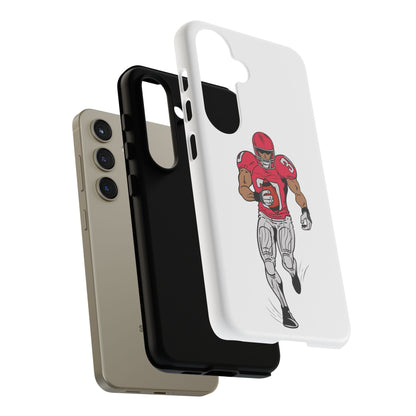 Football Player Tough Case, Sports Phone Cover, Athlete Gift, Tough Phone Case, Fall Sports, Football Lover's Accessory - TRV