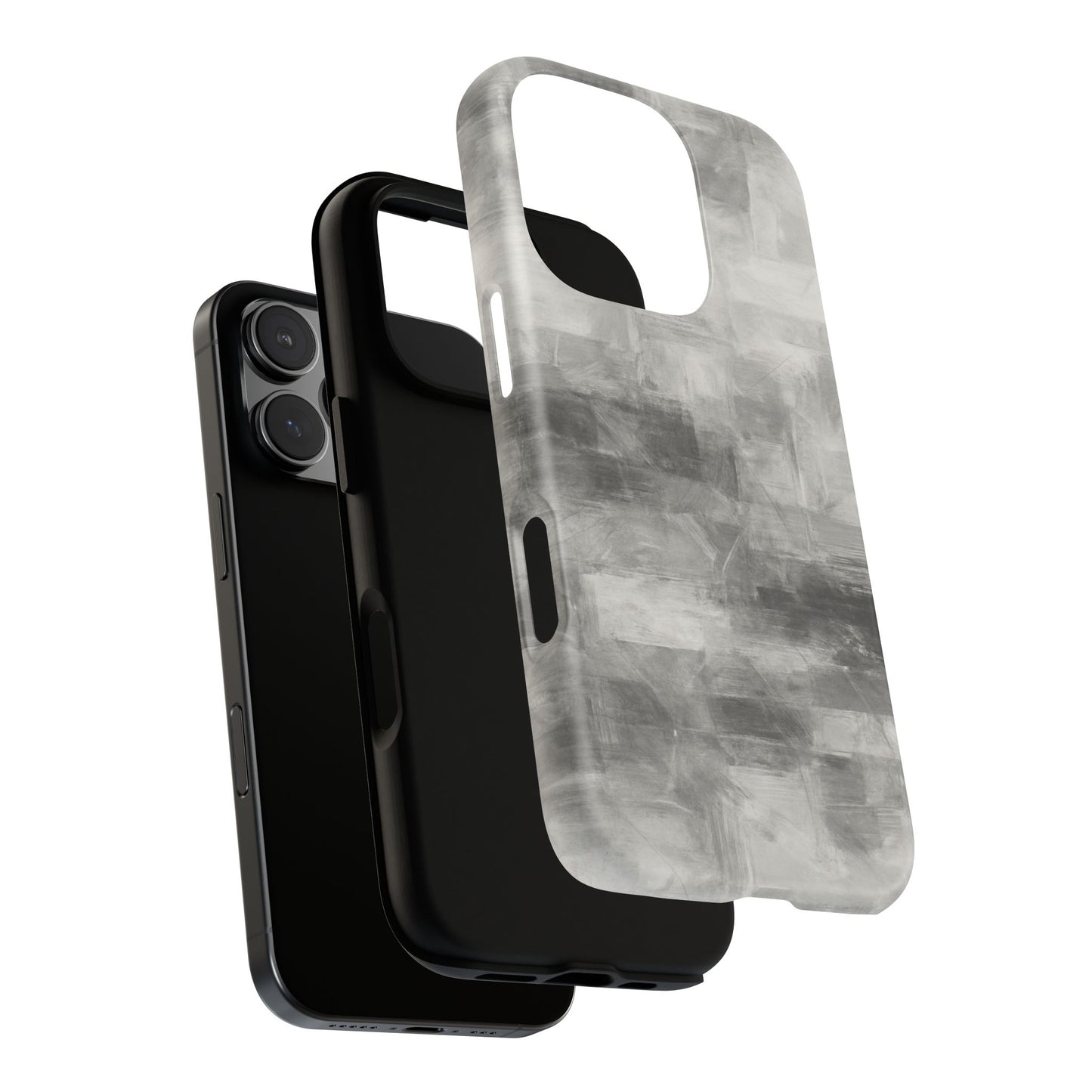 Stylish Phone Case for Tough Protection, Marble Grey Design, Customizable Gift for Her, Unisex Mobile Accessory, Birthday Present, [...] - TRV