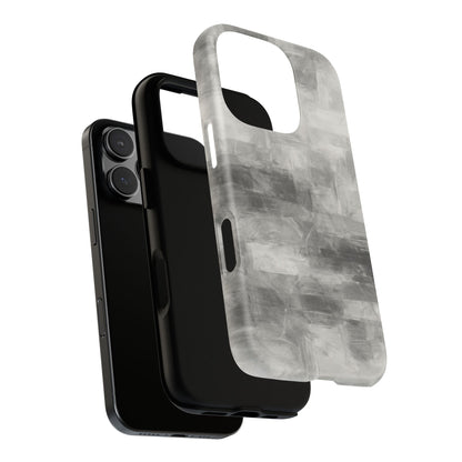 Stylish Phone Case for Tough Protection, Marble Grey Design, Customizable Gift for Her, Unisex Mobile Accessory, Birthday Present, [...] - TRV